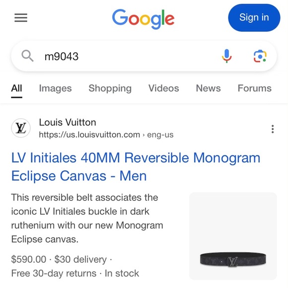 Louis Vuitton belt - Picture 11 of 11